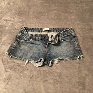 Anchor Blue Jean Cutoff Shorts - Size 13